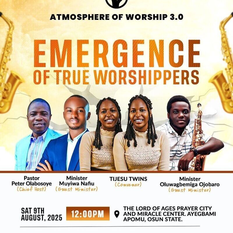 ATMOSPHERE OF WORSHIP