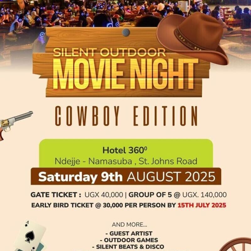 The Silent Outdoor Movie Night