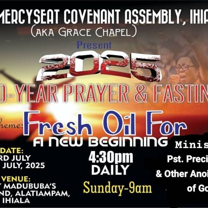 Mid Year Praying and Fasting