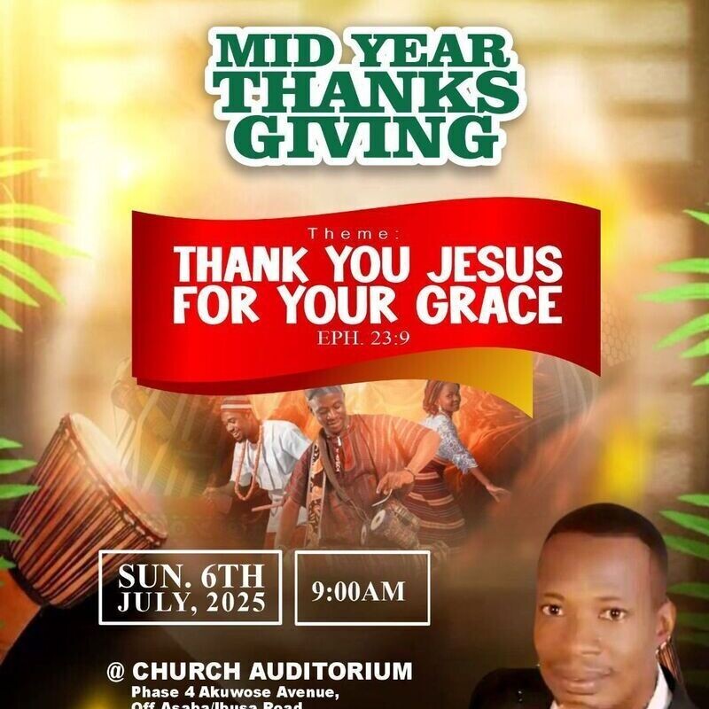 THANKS GIVING SERVICE