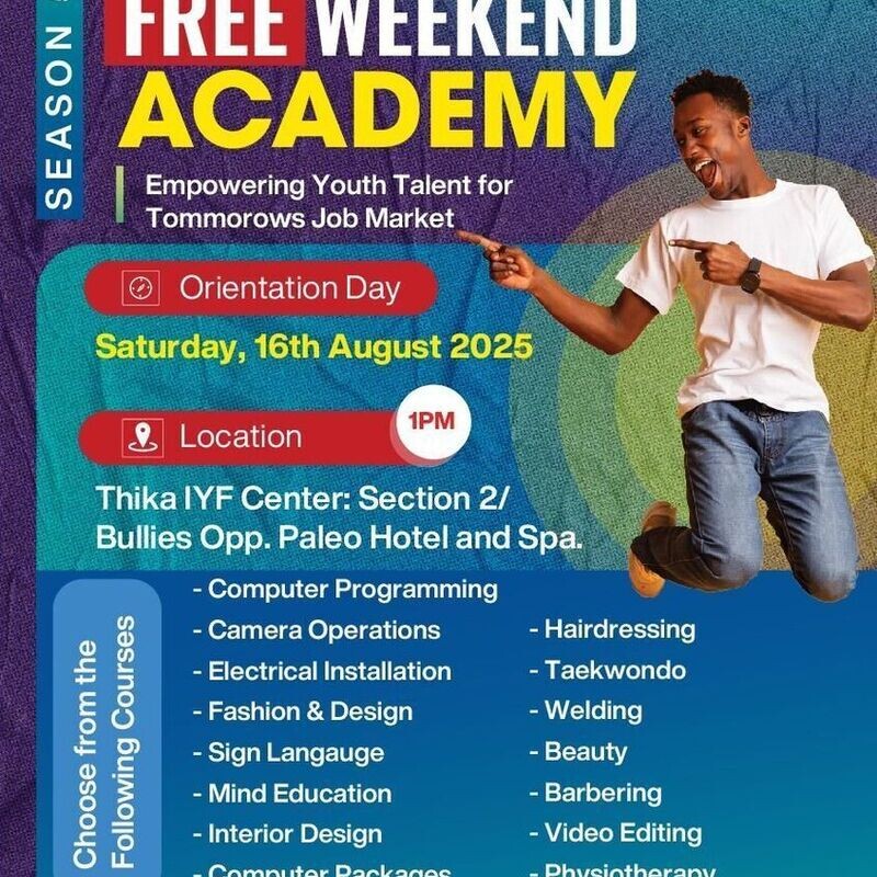 IYF Thika Free Weekend Academy Season 5 Orientation