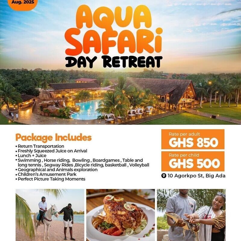 AQUA SAFARI DAY RETREAT