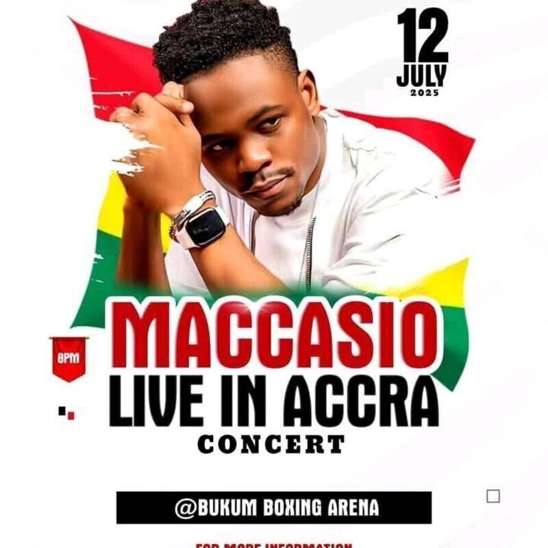 Maccasio Live In Accra 🔥