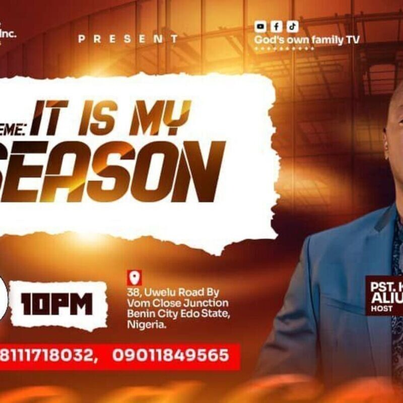 IT IS MY SEASON