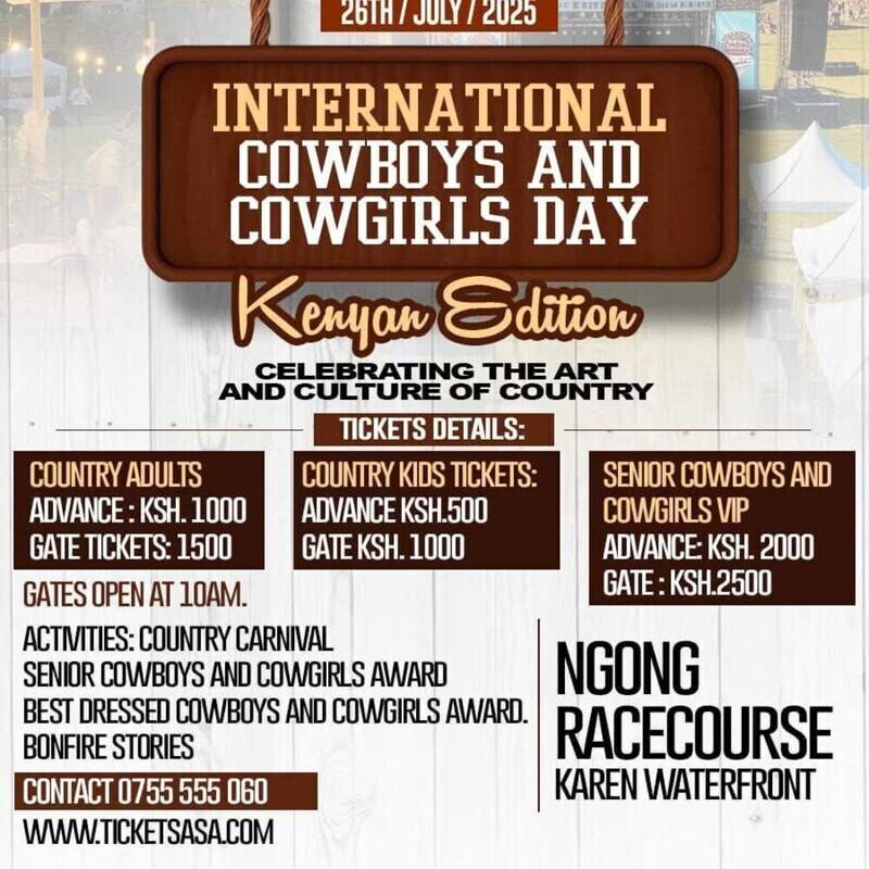International Cowboys and Cowgirls Day - Kenyan Edition