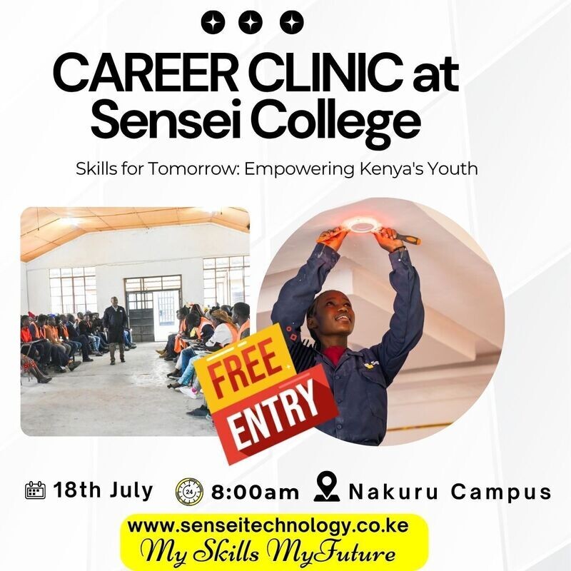 Career Clinic at Sensei Nakuru Campus