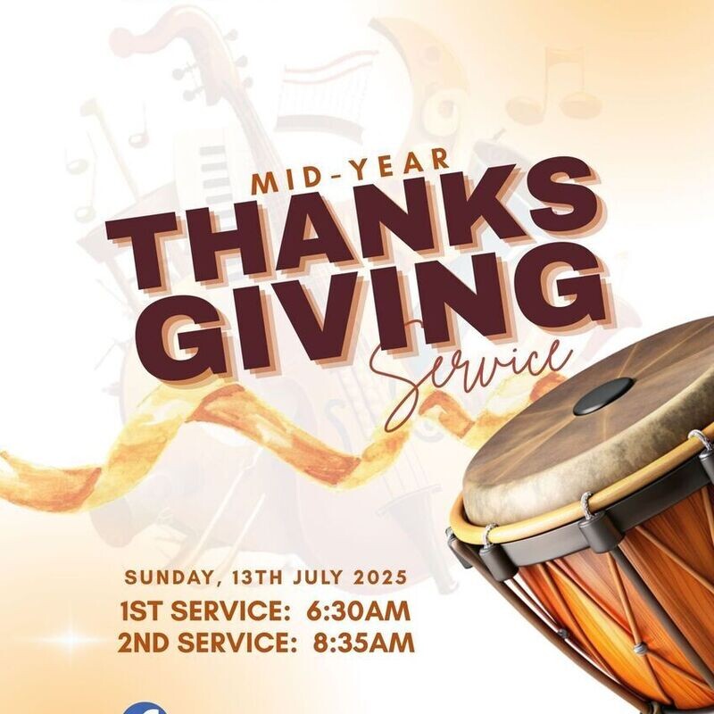 MID-YEAR THANKSGIVING SERVICE