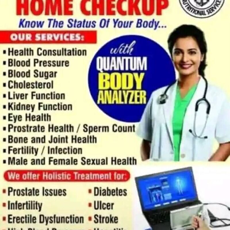 Full body scan and check up