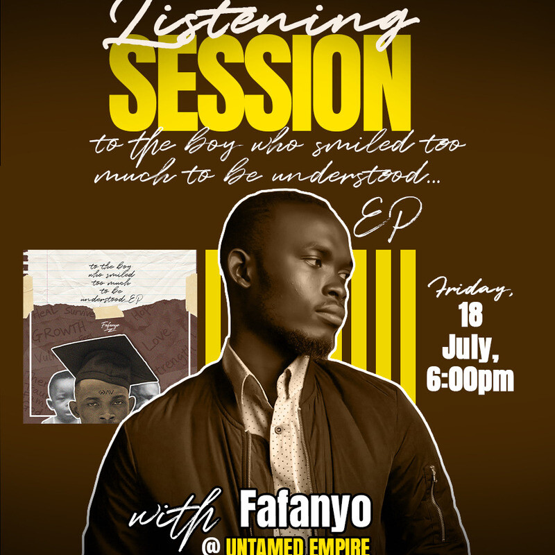 Listening Session: To The Boy Who Smiled Too Much to Be Understood – EP by Fafanyo