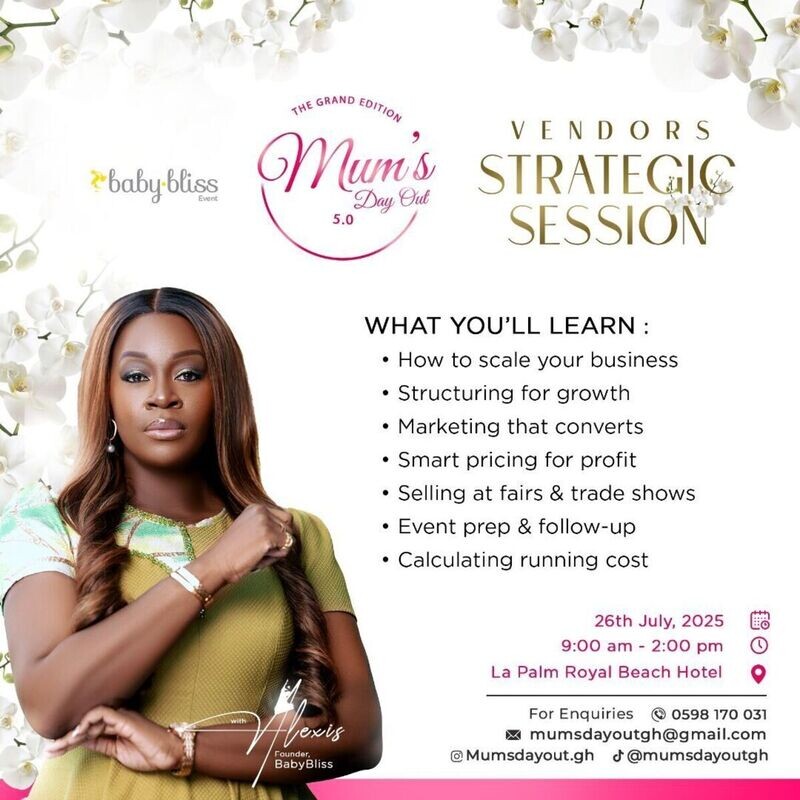 Mum's Day Out 5.0 Vendors Strategic Session