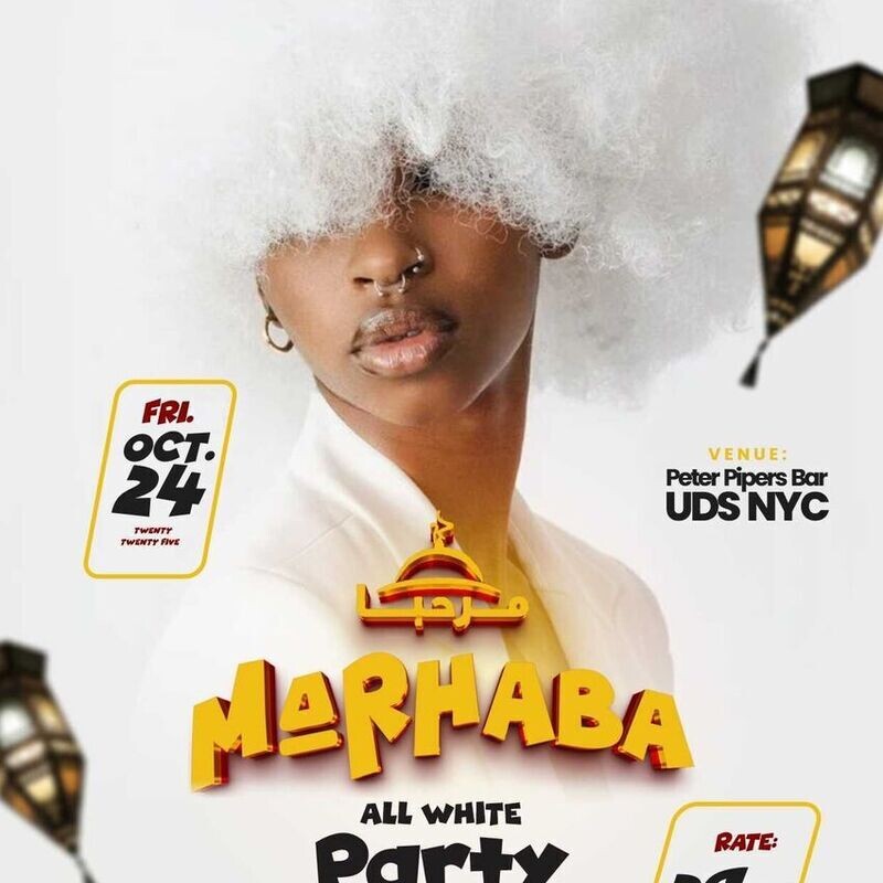 MARHABA all-white PARTY