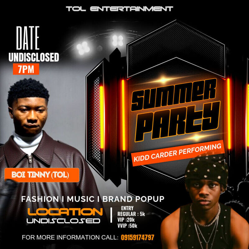 SUMMER PARTY WITH BOI TINNY