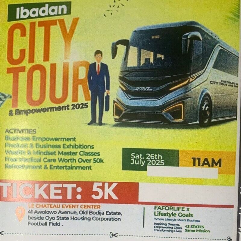 Ibadan City Tour & Empowerment 2025