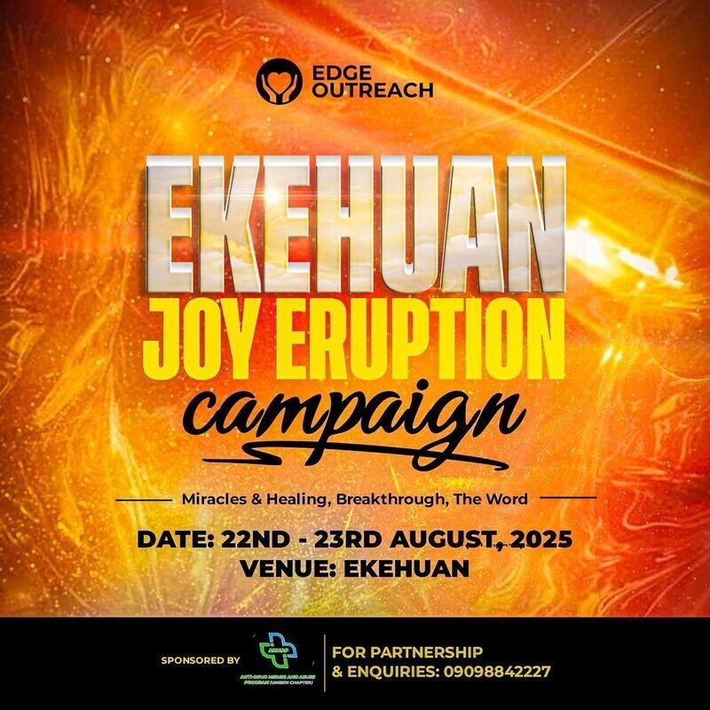 EKENHUAN JOY ERUPTION CAMPAIGN
