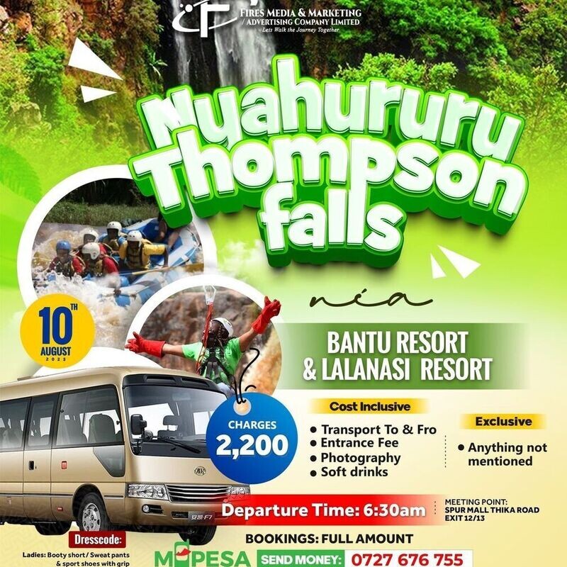 10th August Nyahururu Thomson Falls Roadtrip
