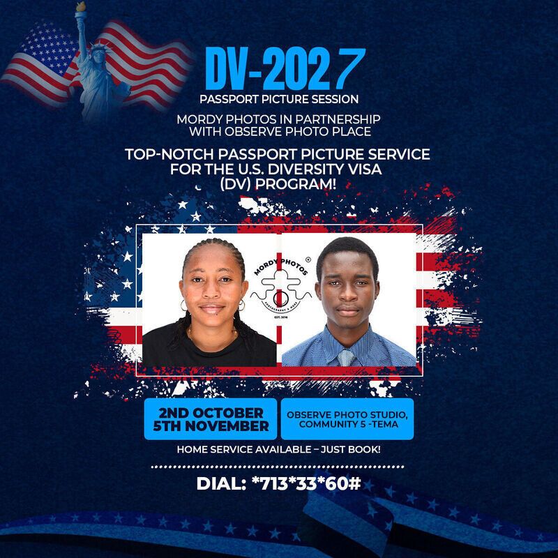 American VISA Lottery (DV-2027 Photo Booking)