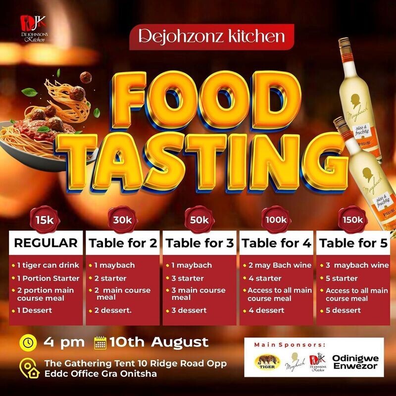 Dejohnzonz Kitchen Food Tasting with Maybach