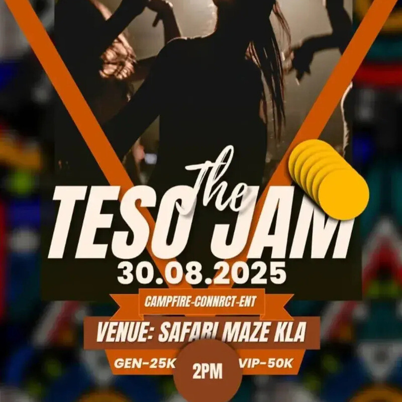 The Teso Jam | Safari Maze | 30th Aug 2025 12:00