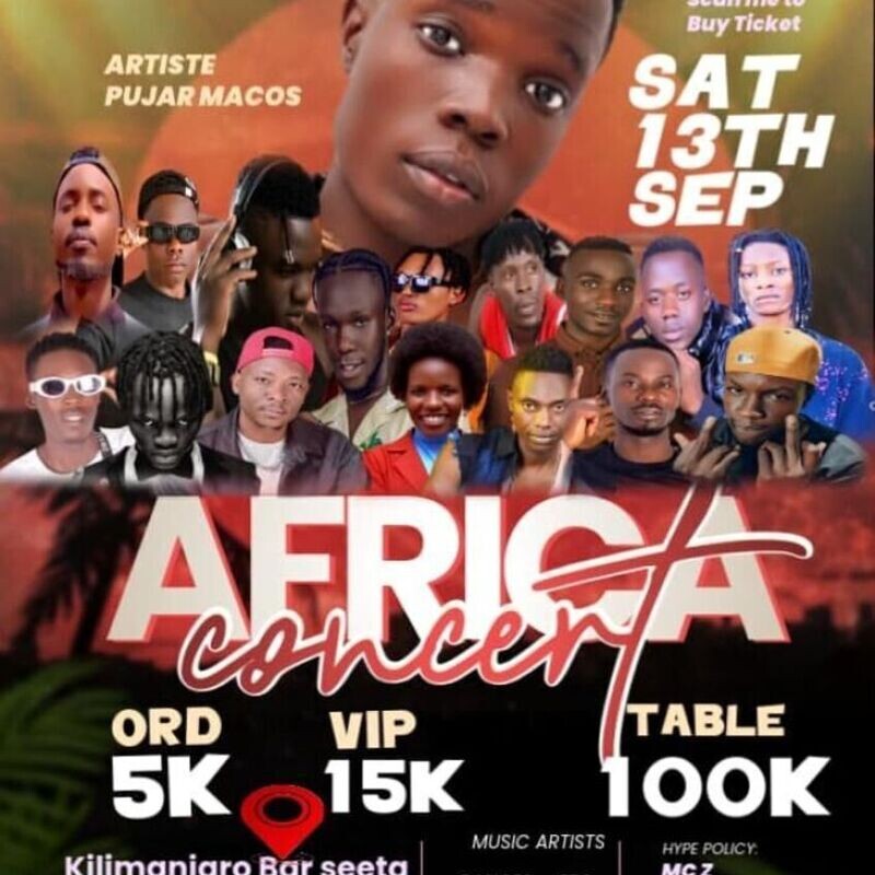 Pujar Macos Live in African Concert