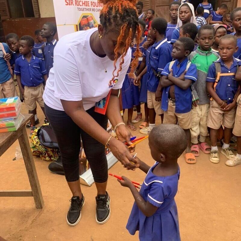 Tour in Rural Areas to Donate Educational Materials