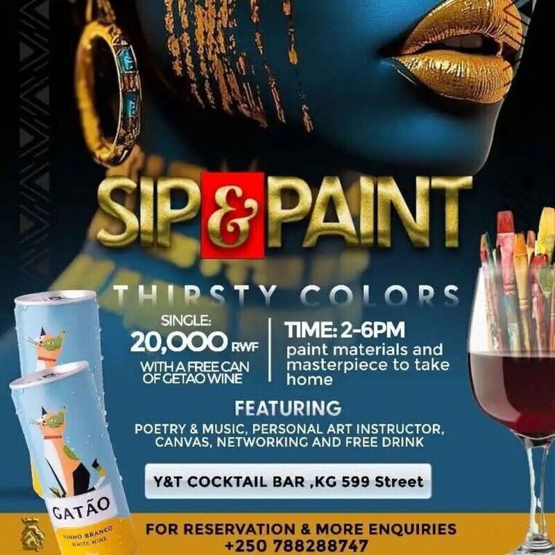 Thirsty Colors × Sip and Paint