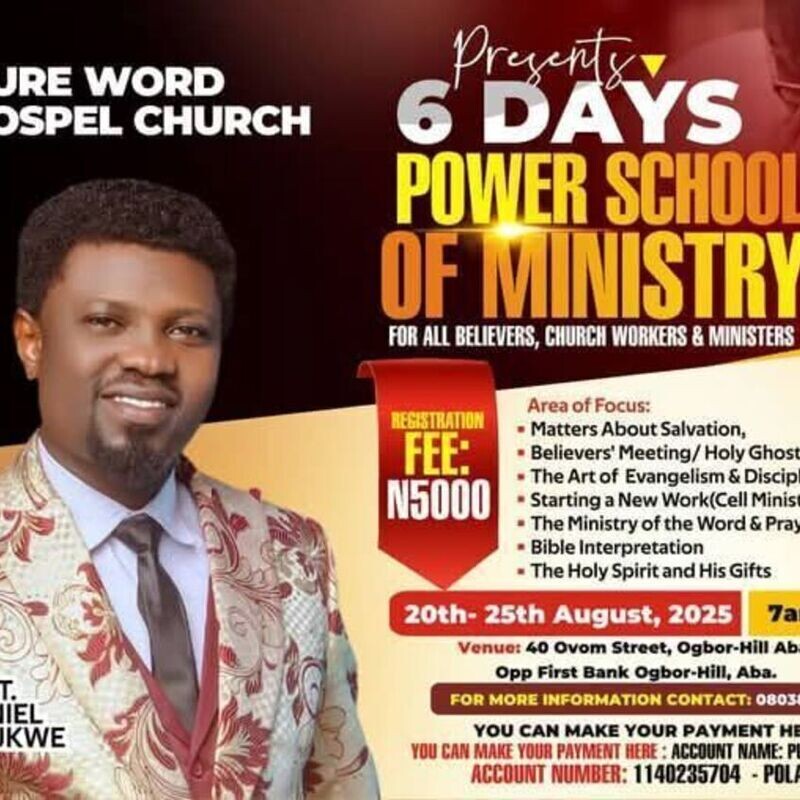 POWER SCHOOL OF MINISTRY 2025