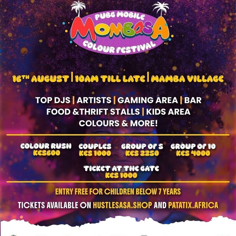 PUBG MOBILE MOMBASA COLOUR FESTIVAL 2025
