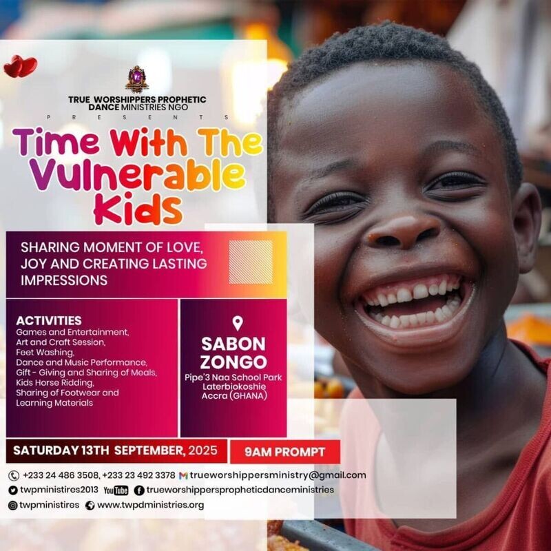 Time with the Vulnerable Kids at the Zongo Community Area