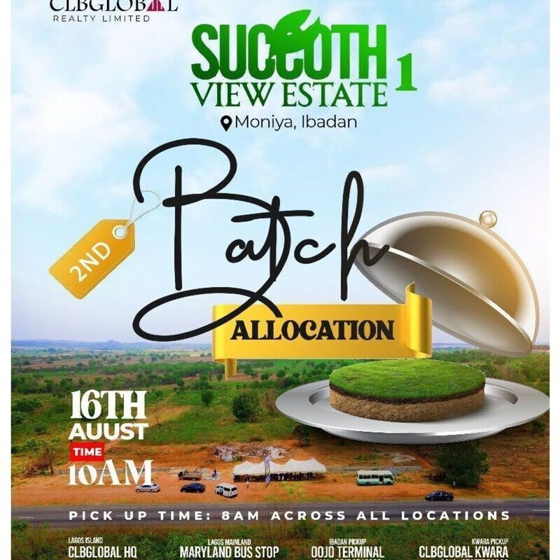 Succoth View Estate 2 Batch Land Property Allocation
