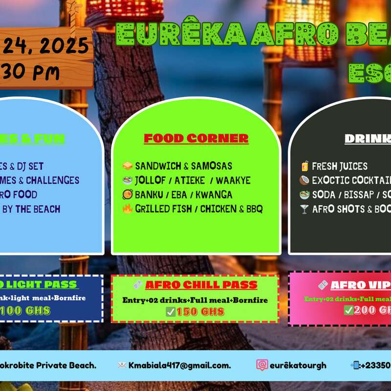 EURÊKA AFRO BEACH ESCAPE 