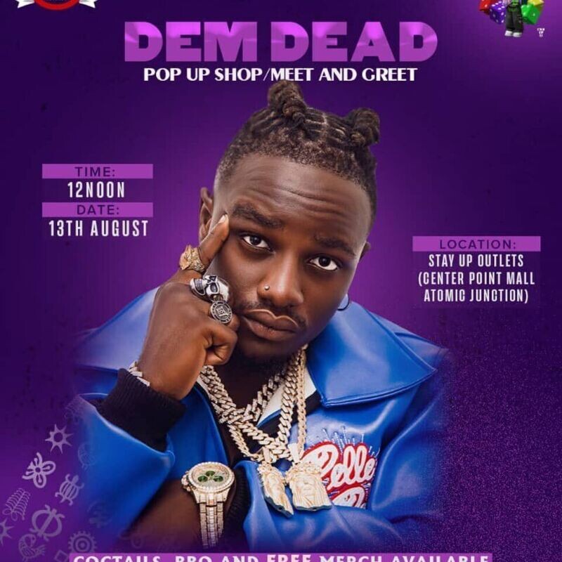 Dem Dead Pop-Up Shop + Meet & Greet by Cashboy Records & Stay Up Outlets