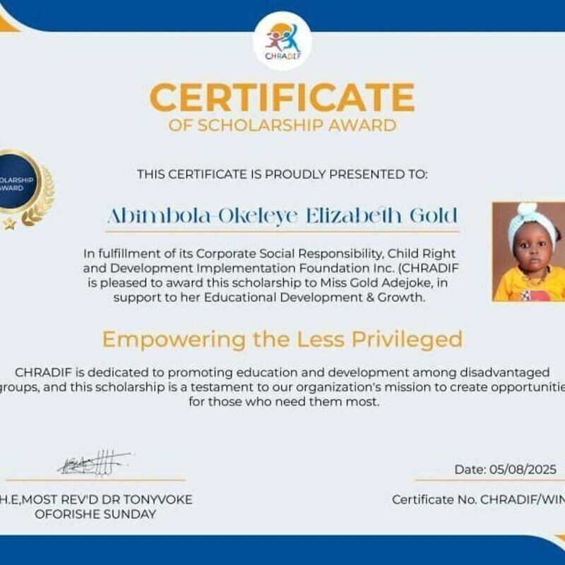 SCHOLARSHIP PRESENTATION