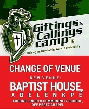 Giftings and Callings Camp