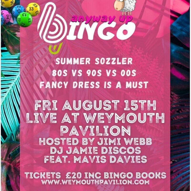 Anyway Up Bingo - 80s v 90s v 00s