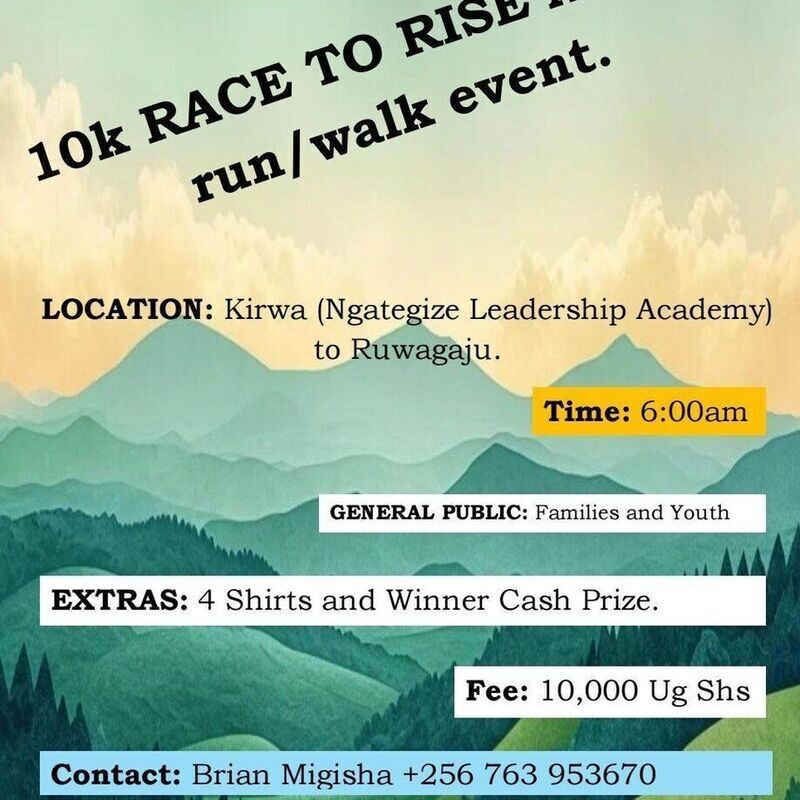 10k Race to Rise Above run/walk event
