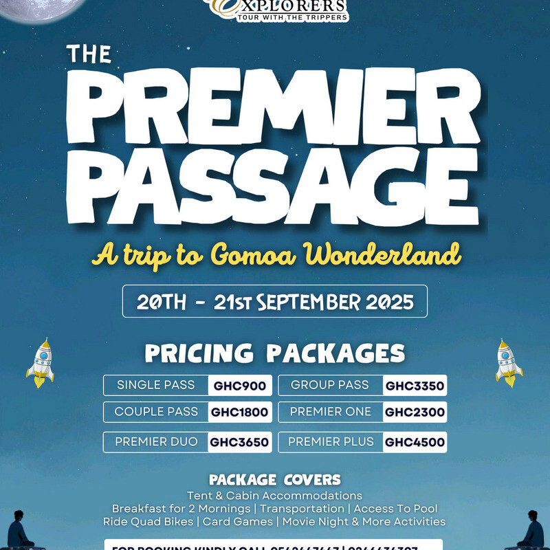 THE PREMIER PASSAGE: A TRIP TO GOMOA WONDERLAND
