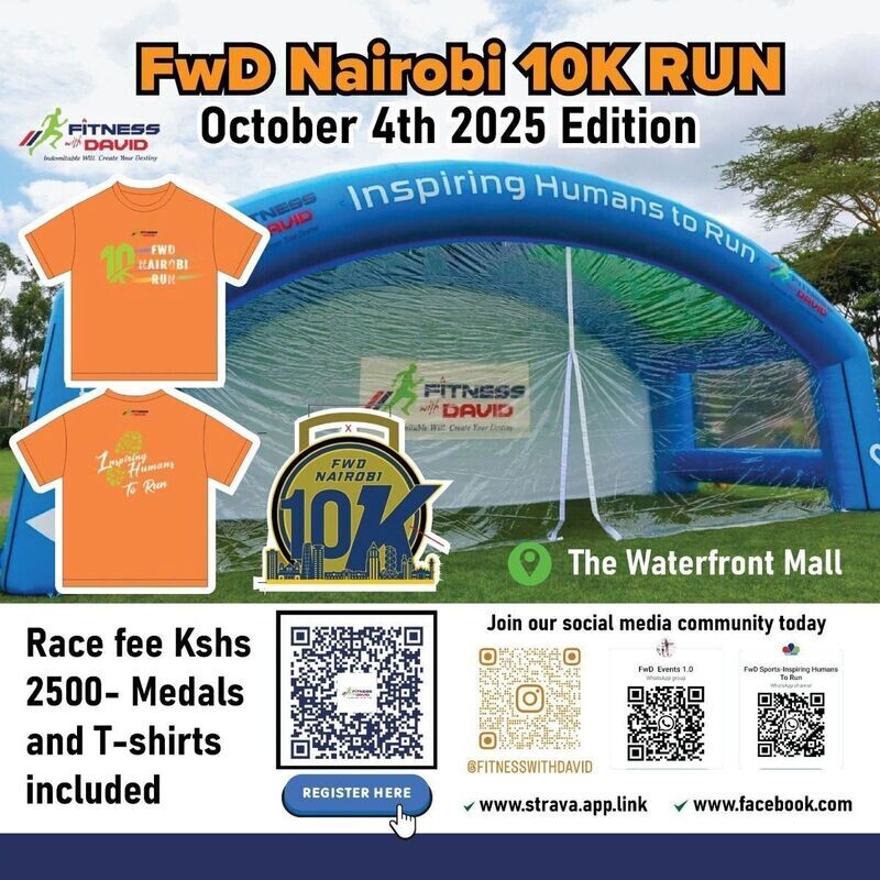 FWD NAIROBI 10K RUN (With a 5km and 21km)