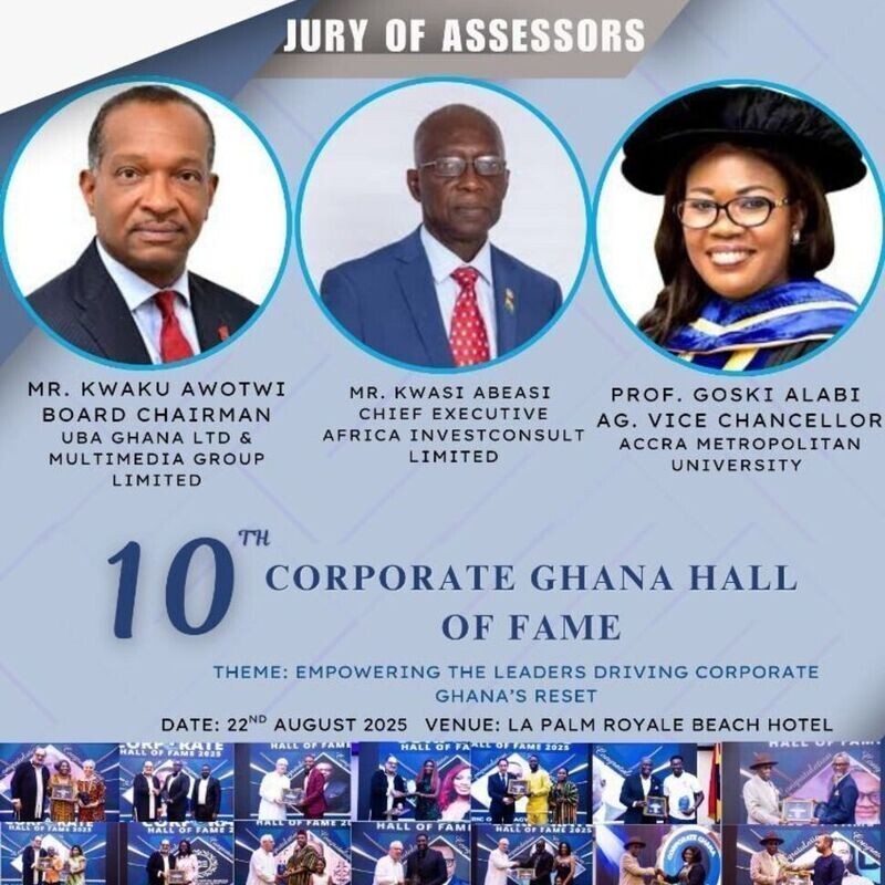 Counselor Prince Offei's Induction into Corporate Ghana Hall of Fame!