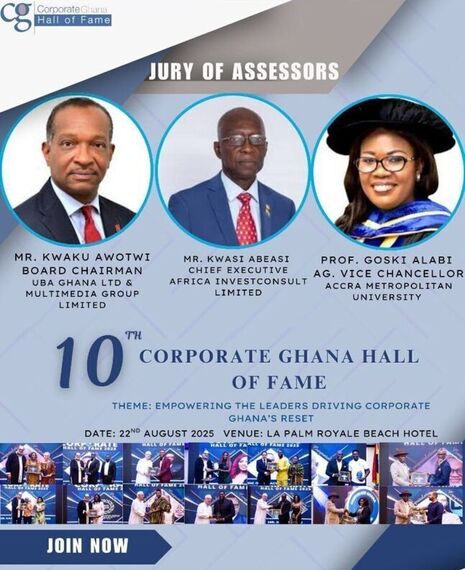 Counselor Prince Offei's Induction into Corporate Ghana Hall of Fame!
