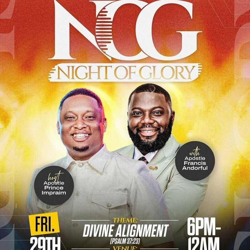 NIGHT OF GLORY, AUGUST EDITION