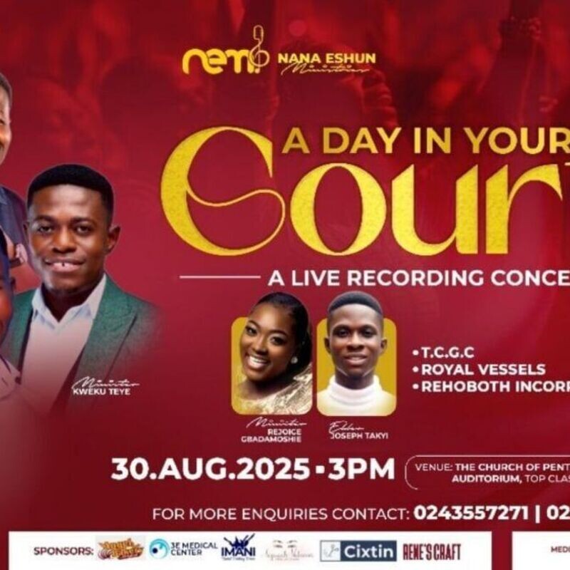 A Day in Your Courts – Live Recording & Worship Experience