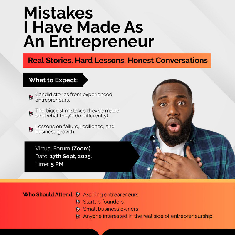 Entrepreneurial Lessons I Learnt the Hard Way So You Don’t Have To