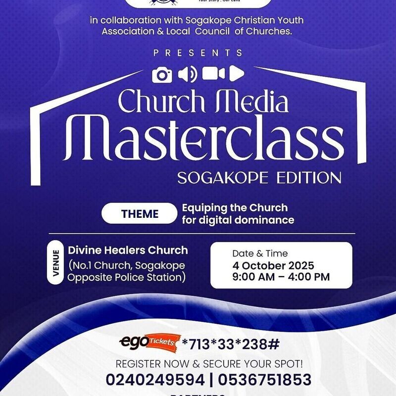 Church Media Masterclass – Sogakope Edition