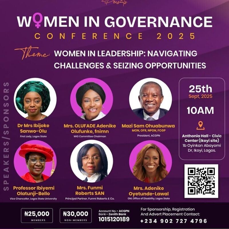 Women in Governance Conference (Association of Corporate Governance Professional of Nigeria)