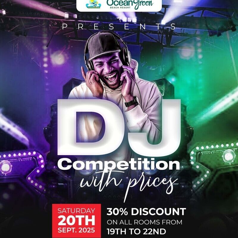DJ Competition With Prices @oceangreenbeach 