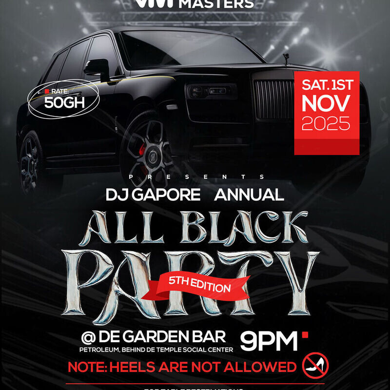 Dj Gapore Annual All Black Party