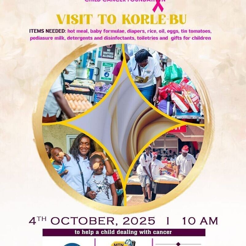 Welfare visit to Korle-Bu