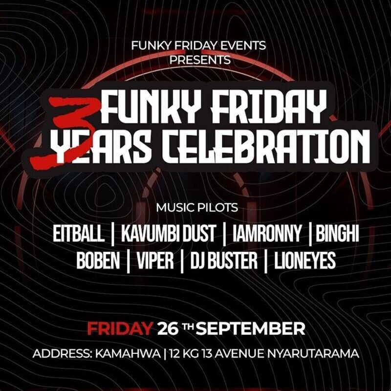 Funky Friday: 3 Years Celebration