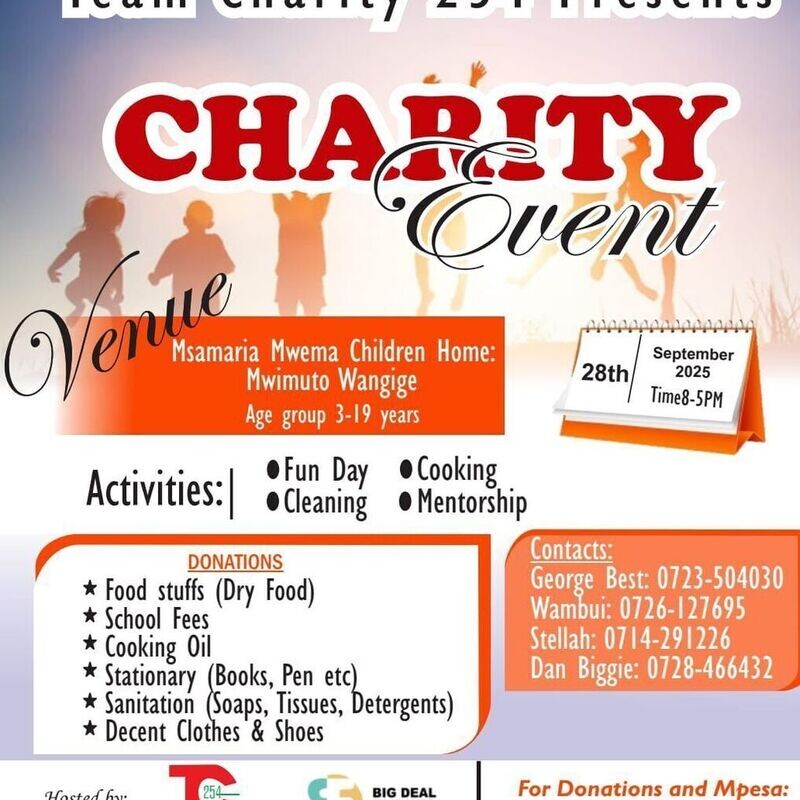 Msamaria Mwema Children's Home Charity Event