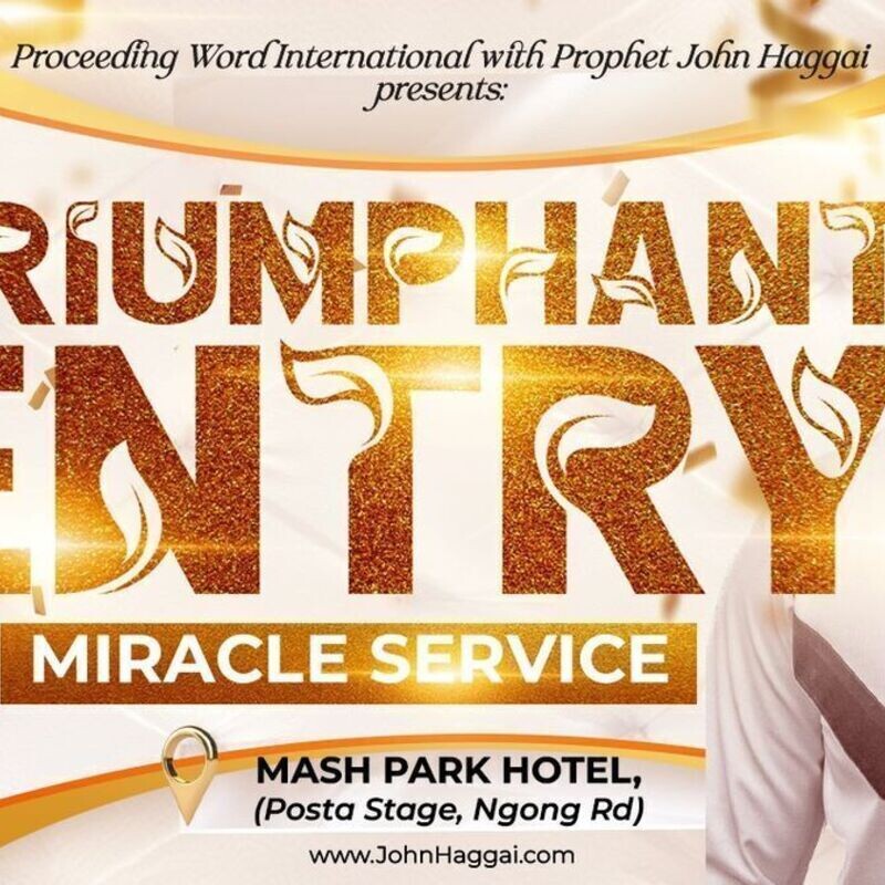 Triumphant Entry Miracle Service